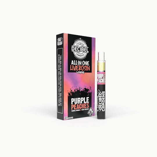 Decibel Gardens - Purple Peaches - AIO Rosin (0.5g) - 1