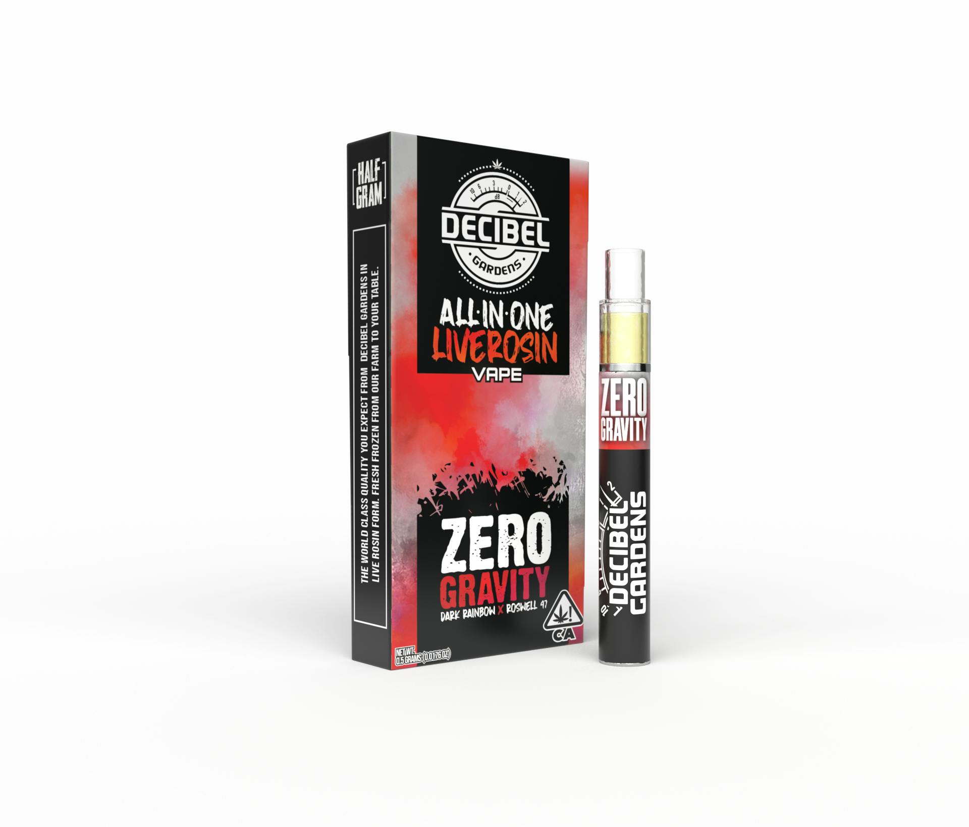 Decibel Gardens - Zero Gravity | Rosin Disposable | 0.5g - 1