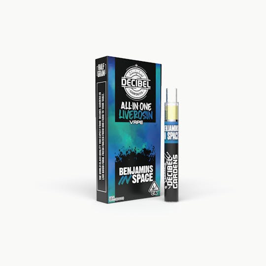 Decibel Gardens - Benjamins In Space - AIO Rosin (0.5g) - 1