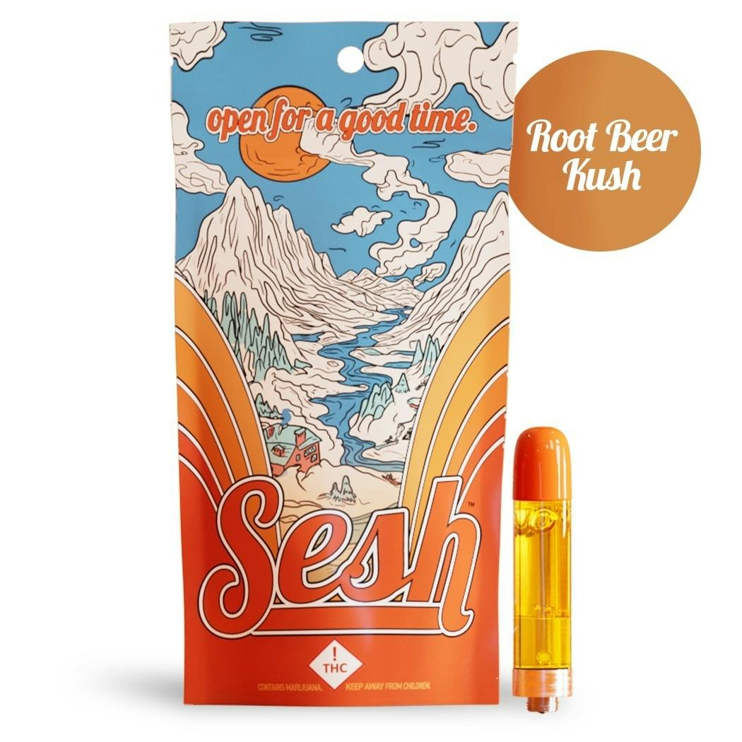 Craft Concentrates - Root Beer Kush - Cartridge (1000mg) - by Sesh® - 1