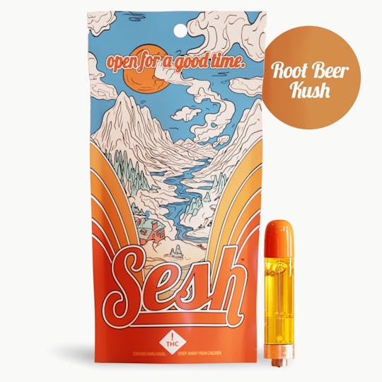 Craft Concentrates - Root Beer Kush - Cartridge (1000mg) - by Sesh® - 1