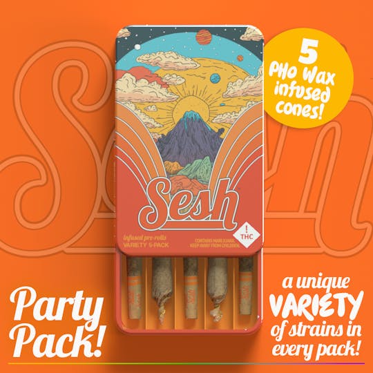 Craft Concentrates - Sesh Infused Cone VARIETY 5-PACK - PHO Wax Infused! - 1