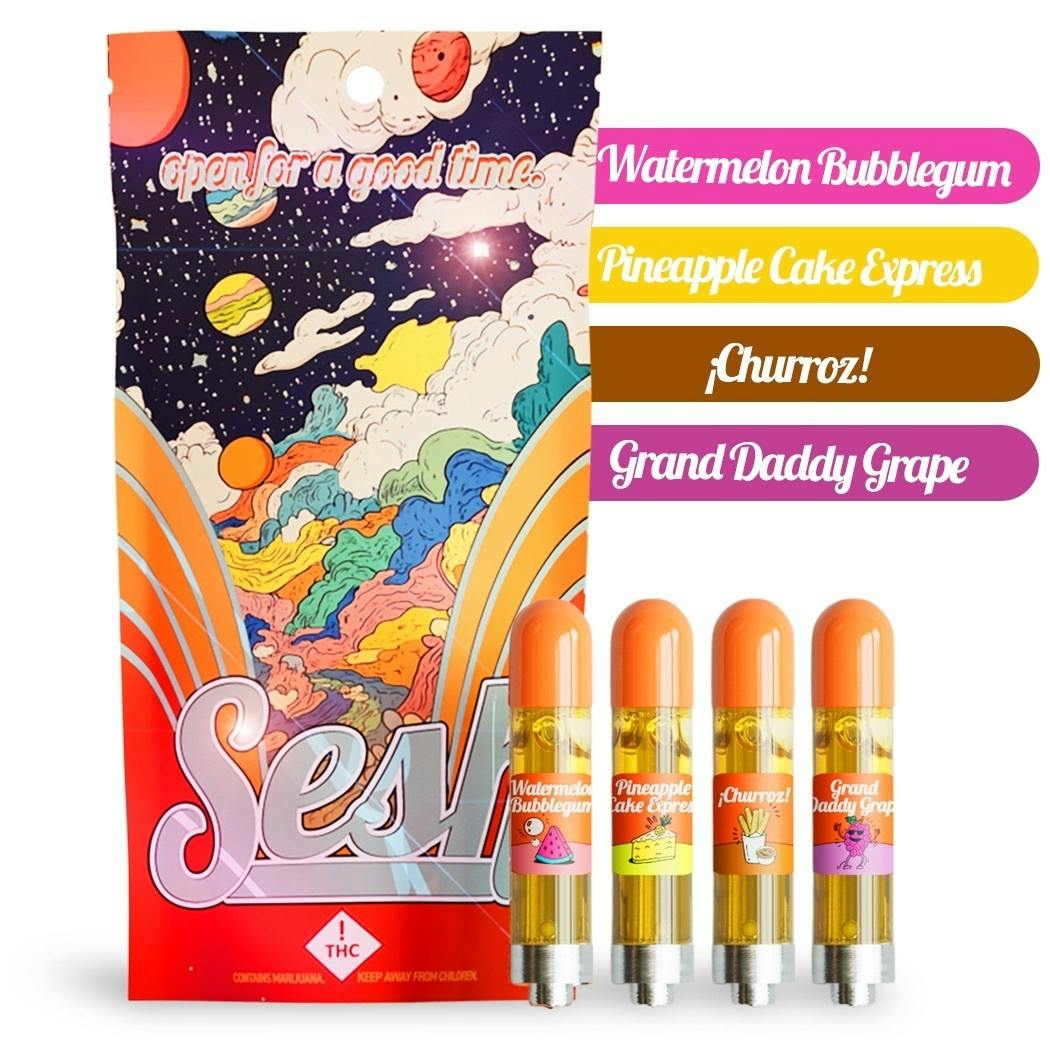 Craft Concentrates - VARIETY 4-PACK #1 - 4X-1000mg Cartridges - by Sesh® - 1