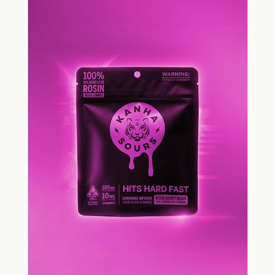 KANHA - Sour Berry Bliss | Rosin Sours | Mendo Breath | Indica | 10-pack - 1