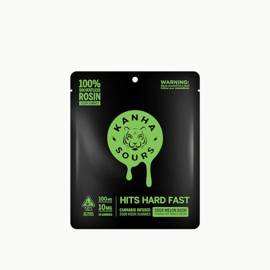 KANHA - KANHA | Sour Melon Rush | Rosin Sours | Hybrid | 100mg THC | 10-pack - 1