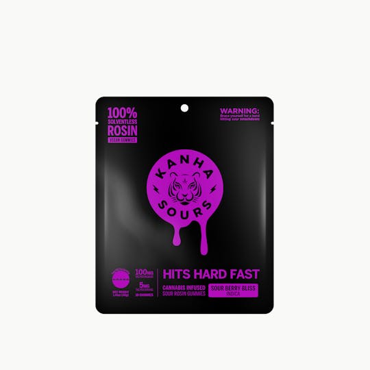 KANHA - KANHA | Sour Berry Bliss | Rosin Sours | Indica | 100mg THC | 10-pack - 1