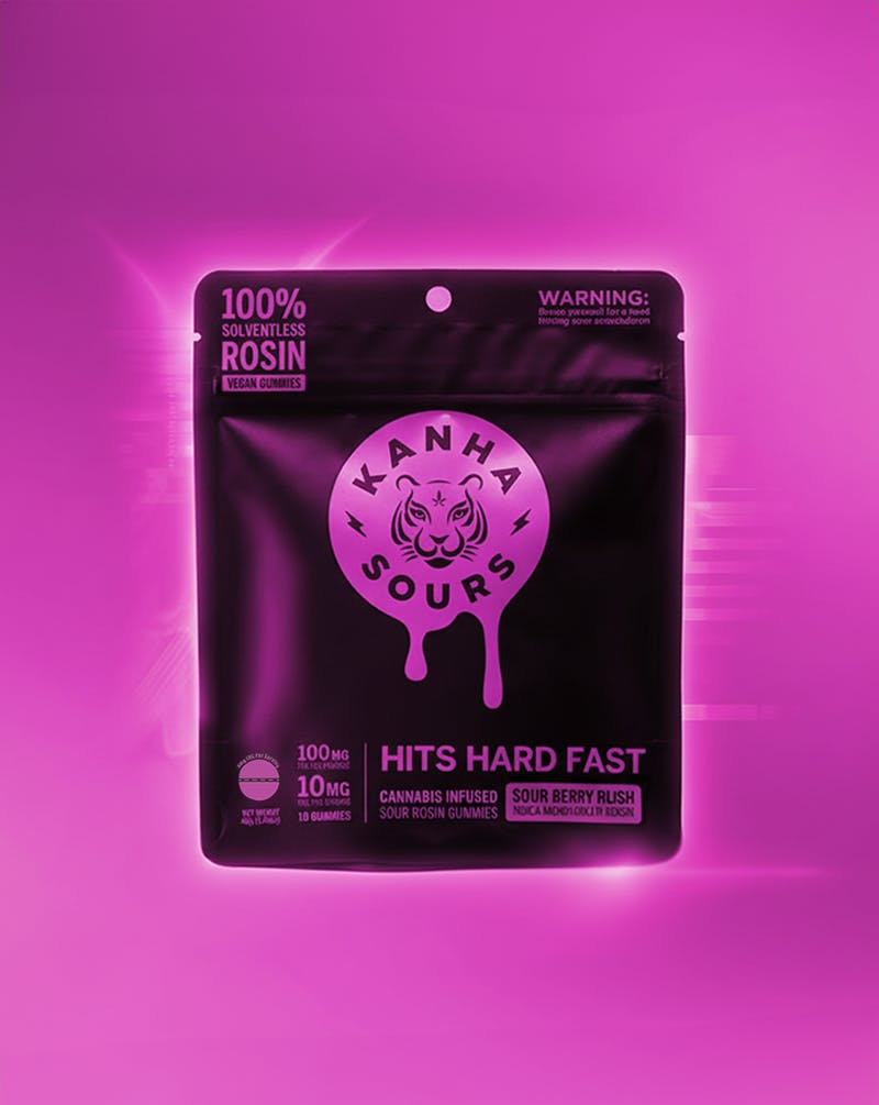 KANHA - Sour Berry Bliss | Rosin Sours | Indica | 100mg THC | 10-pack - 1