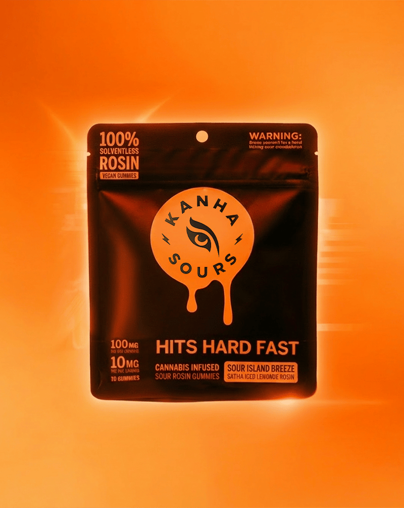 KANHA - Sour Island Breeze | Rosin Sours | Sativa | 100mg THC | 10-pack - 1