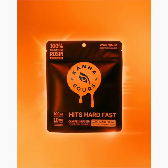 KANHA - Sour Island Breeze | Rosin Sours | Sativa | 100mg THC | 10-pack - 1