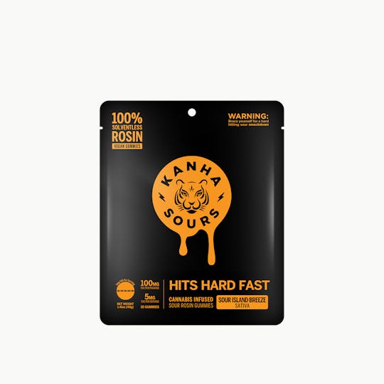 KANHA - KANHA | Sour Island Breeze | Rosin Sours | Sativa | 100mg THC | 10-pack - 1