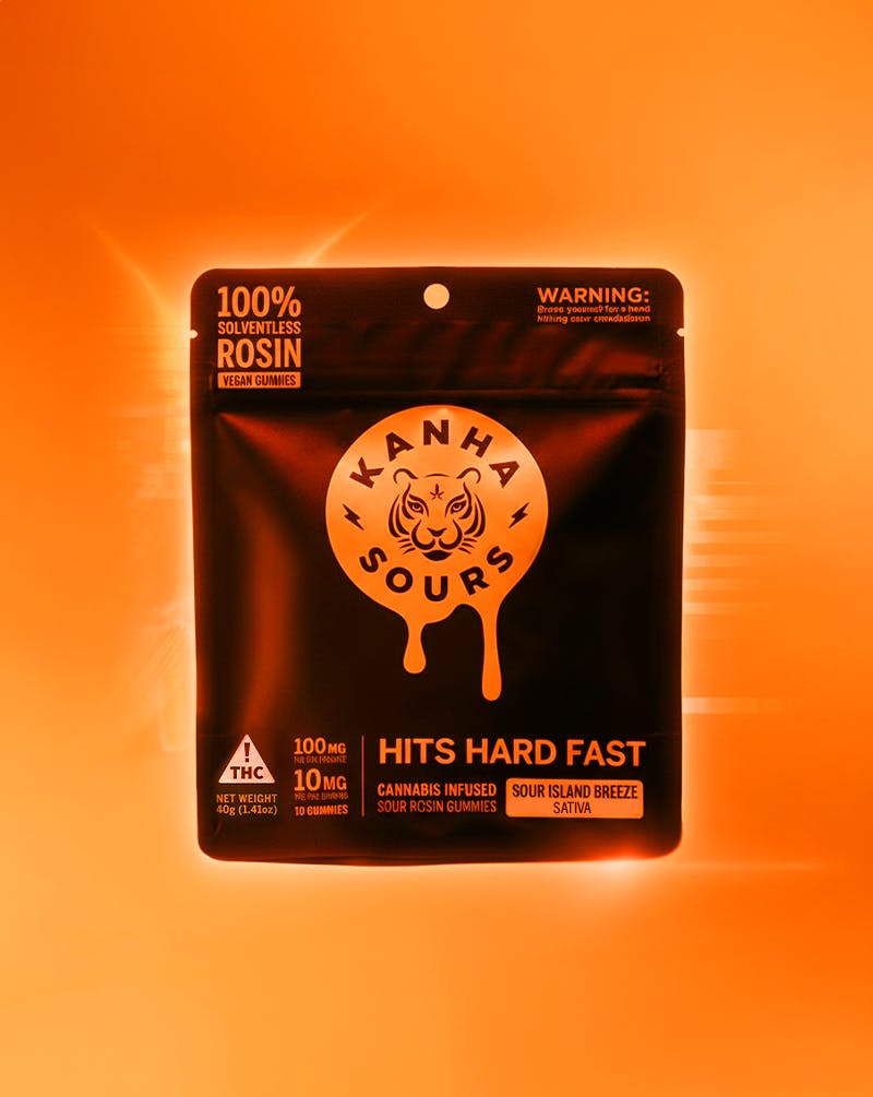 KANHA - Sour Island Breeze | Rosin Sours | Sativa | 100mg THC | 10-pack - 1