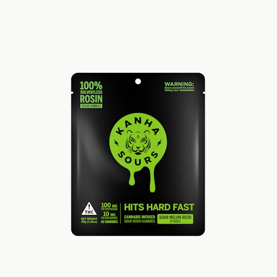 KANHA - KANHA | Sour Melon Rush | Rosin Sours | Hybrid | 100mg THC | 10-pack - 1