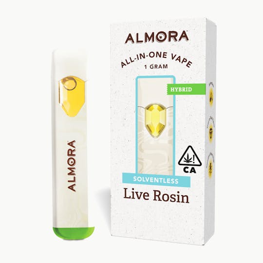 Almora - Solventless Live Rosin Purple Trainwreck AIO 1g - 1