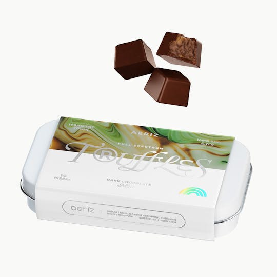 Aeriz - Dark Chocolate Mint Full Spectrum Truffles 100mg 10pk - 1