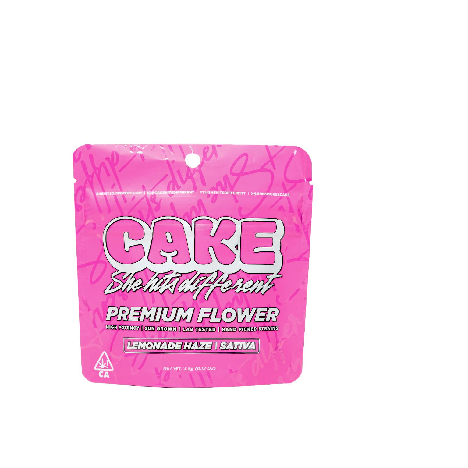 CAKE she hits different - Lemonade Haze - 3.5 Grams - Sativa - Premium Flower - 1