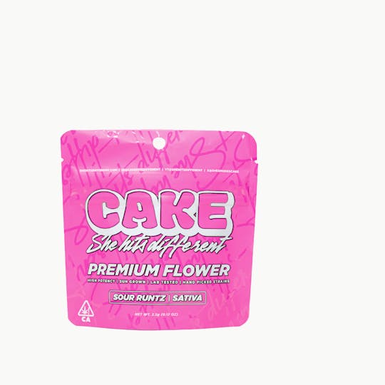 CAKE she hits different - Sour Runtz - 3.5 Grams - Sativa - Premium Flower - 1