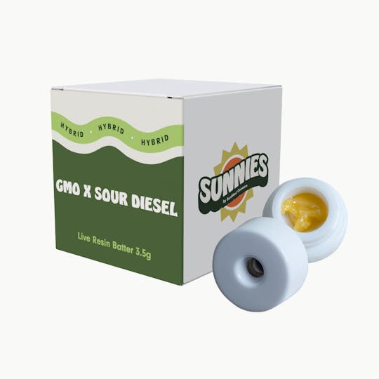SunMed Growers - GMO x Sour Diesel Live Resin Batter 3.5g - 1