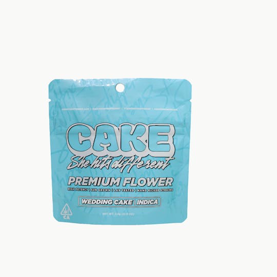 CAKE she hits different - Wedding Cake - 3.5 Grams - Indica - Premium Flower - 1