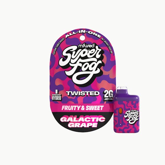 Super Fog - Super Fog Twisted | Galactic Grape | All-In-One 2g - 1