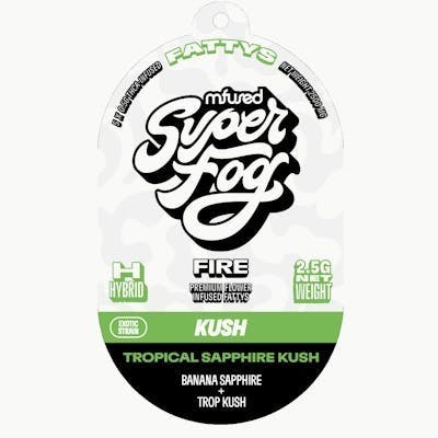 Super Fog - Super Fog Fire | Tropical Sapphire Kush | Infused Fattys .5g [5pk] - 1