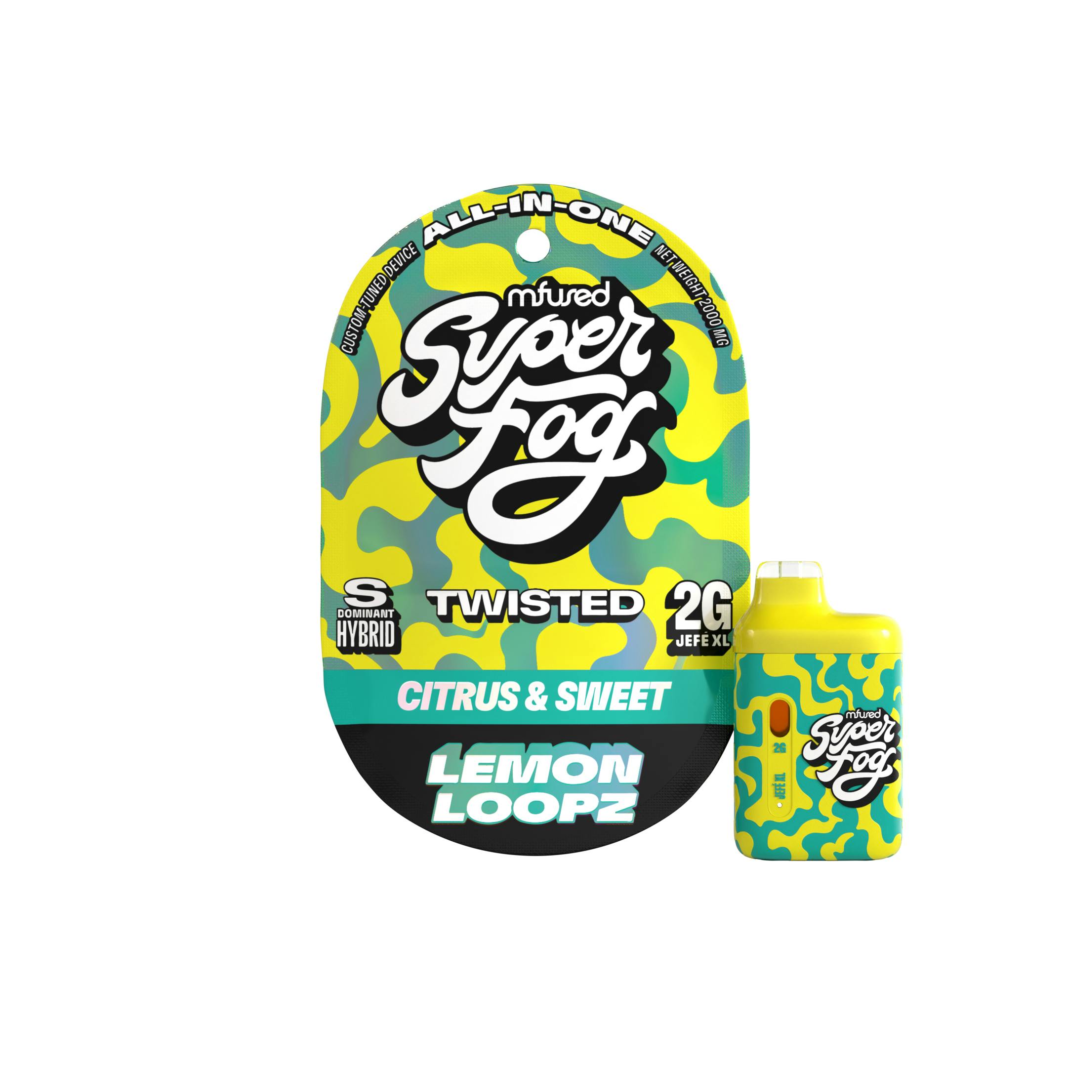Super Fog - Super Fog Twisted | Lemon Loopz | All-In-One 2g - 1
