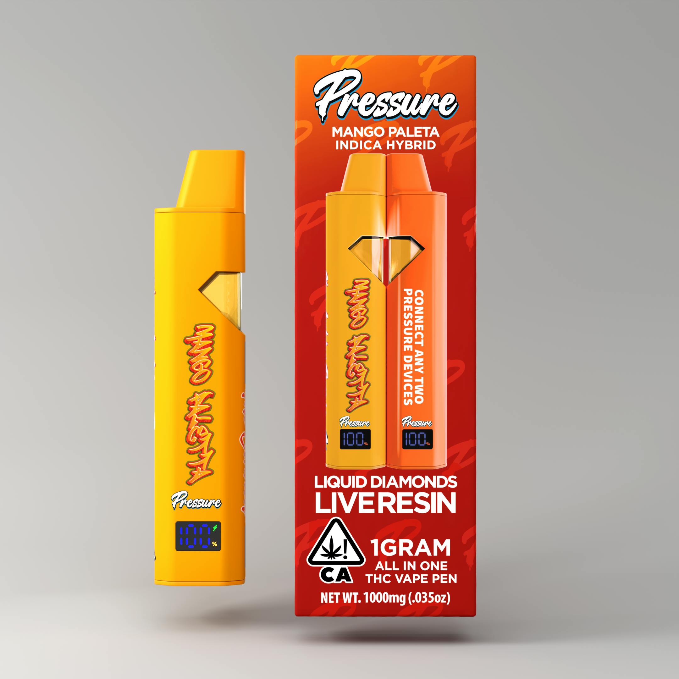 Pressure Extracts - Pressure Extracts | Mango Paleta | All In One | 1G - 1