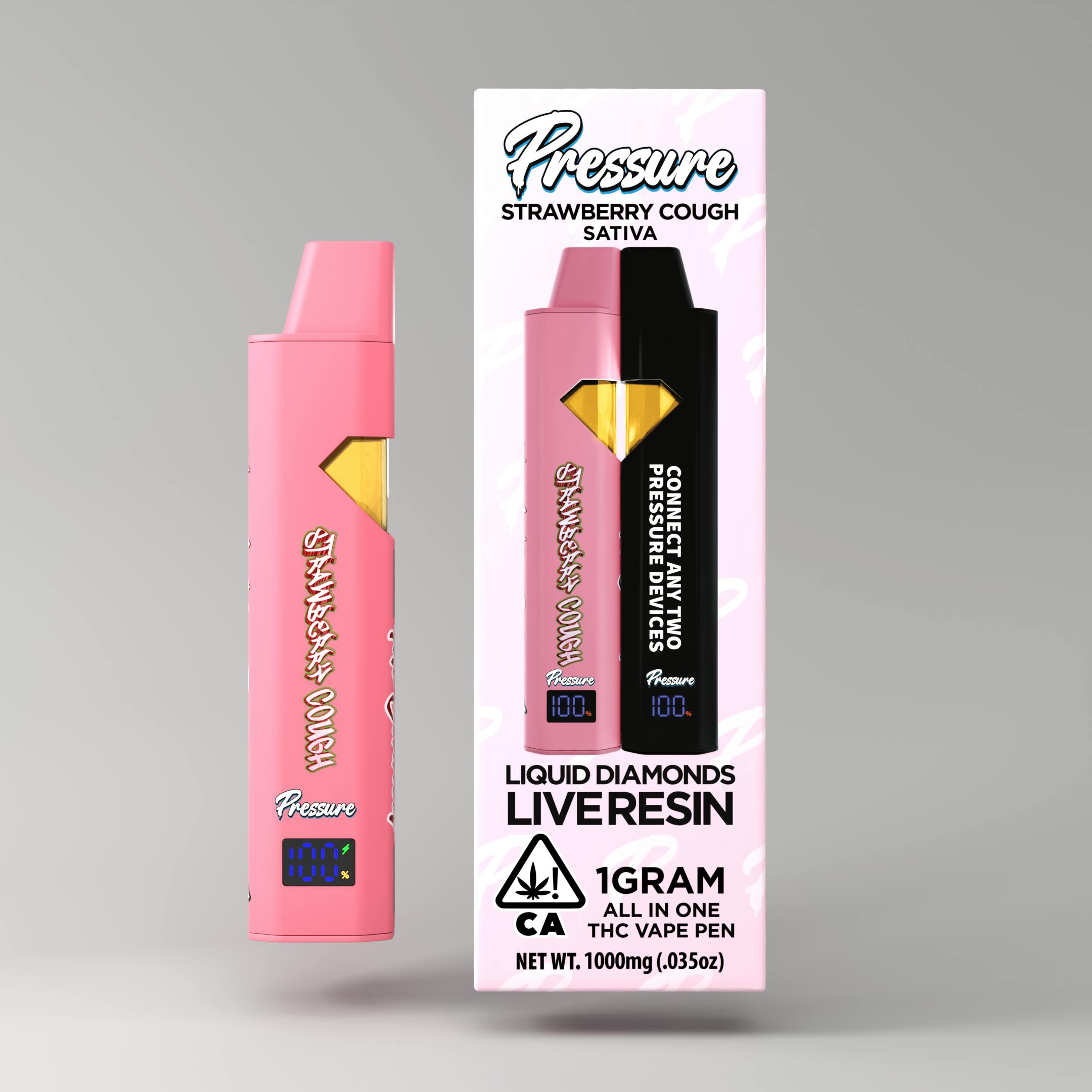 Pressure Extracts - Pressure Extracts | Strawberry Cough | All In One | 1G - 1