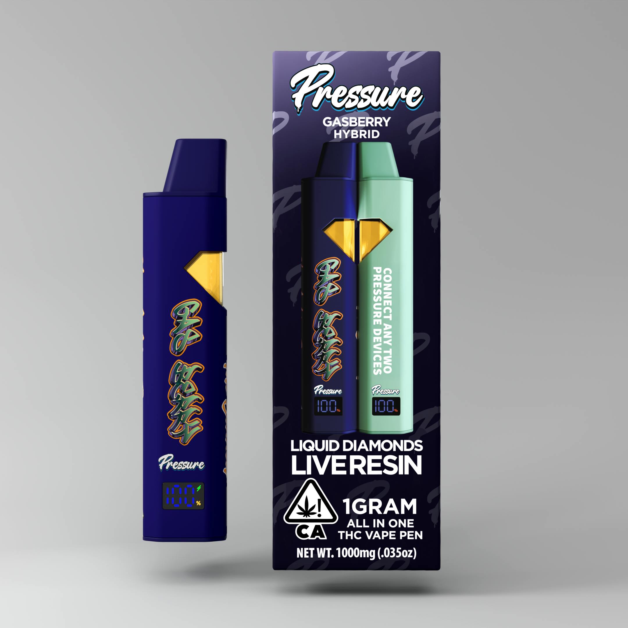 Pressure Extracts - Pressure Extracts | Gasberry | All In One | 1G - 1