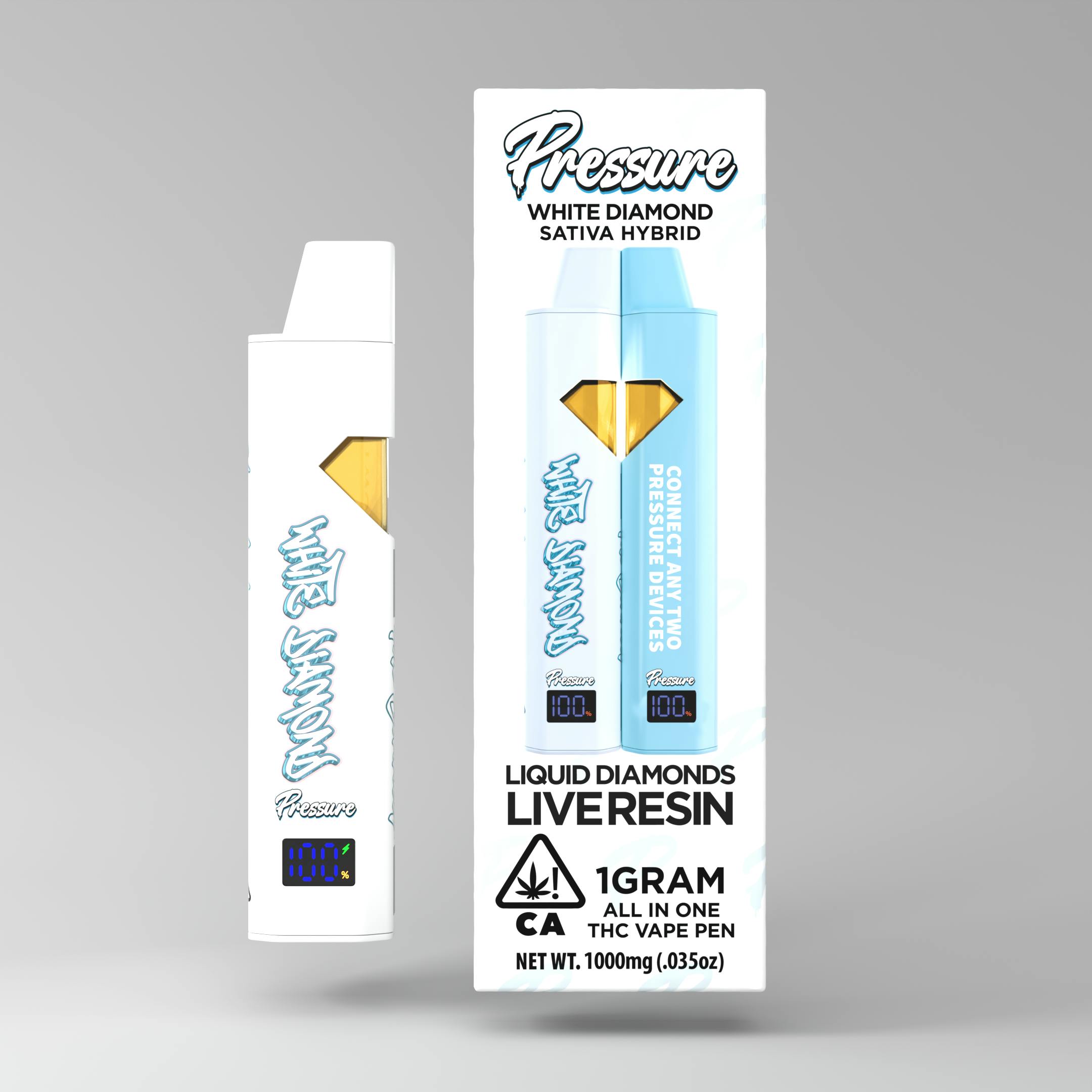 Pressure Extracts - Pressure Extracts | White Diamond | All In One | 1G - 1