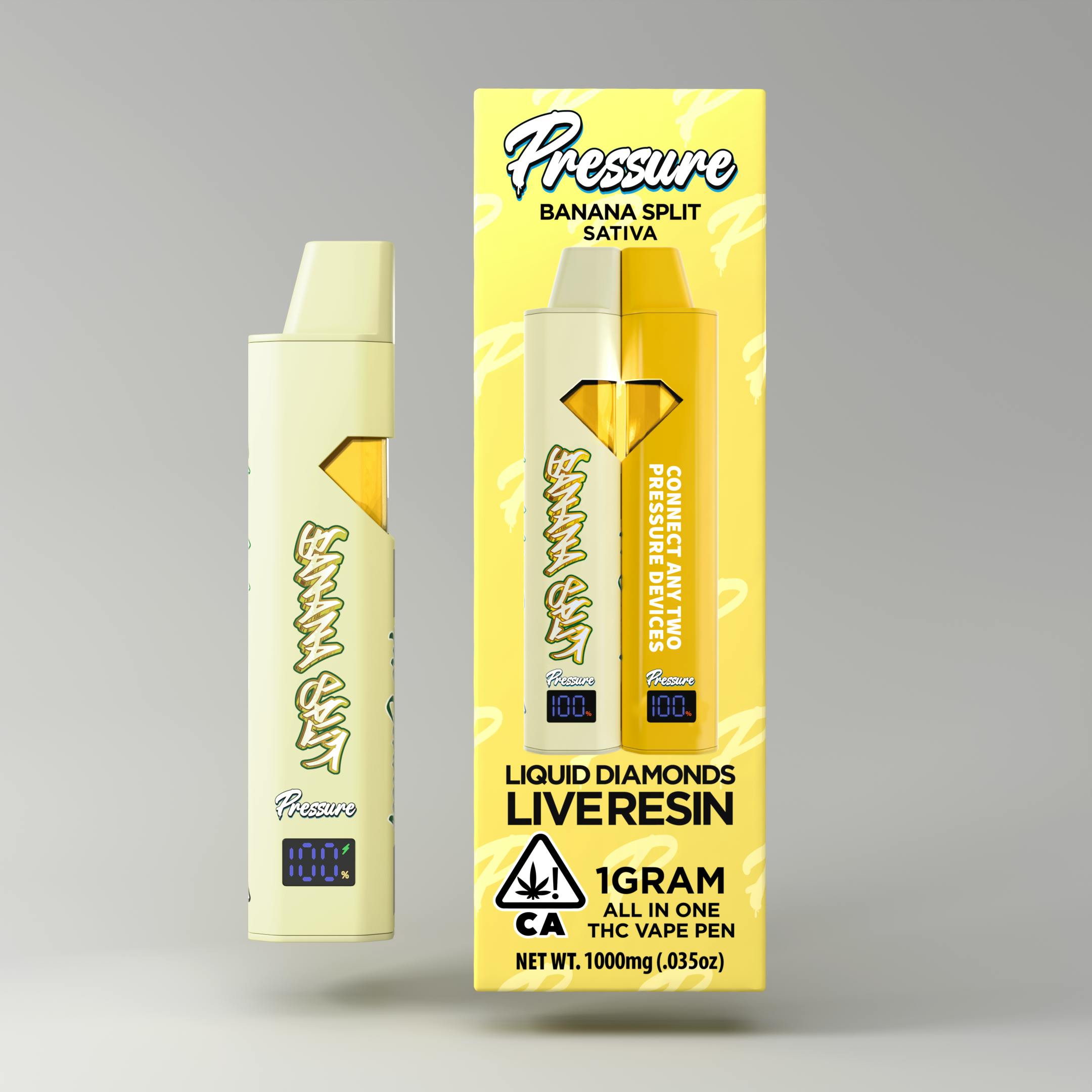 Pressure Extracts - Pressure Extracts | Banana Split | All In One | 1G - 1