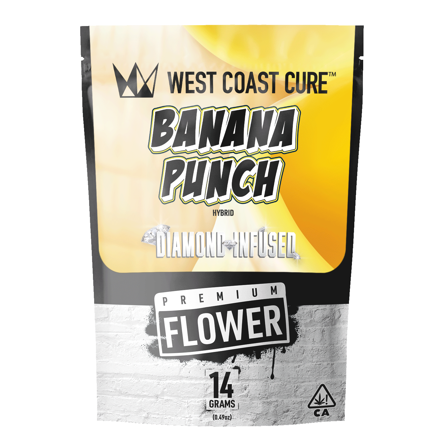 West Coast Cure - Banana Punch - 14G Diamond Infused Flower - 1