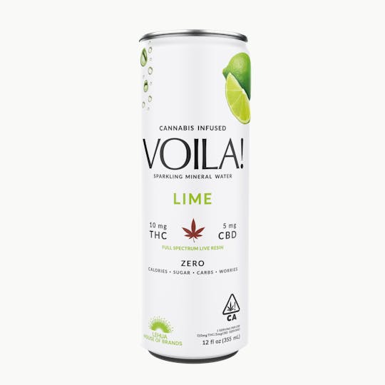 Lehua Brands - Voila Lime Sparkling Mineral Water 10mg - 1
