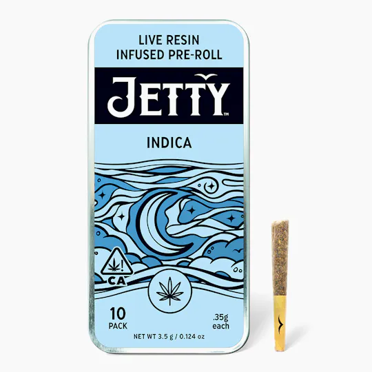 Jetty Extracts - Jetty Pre-Roll Live Resin Infused 10 Packs (3.5g) Fatso x Mule Fuel - 1