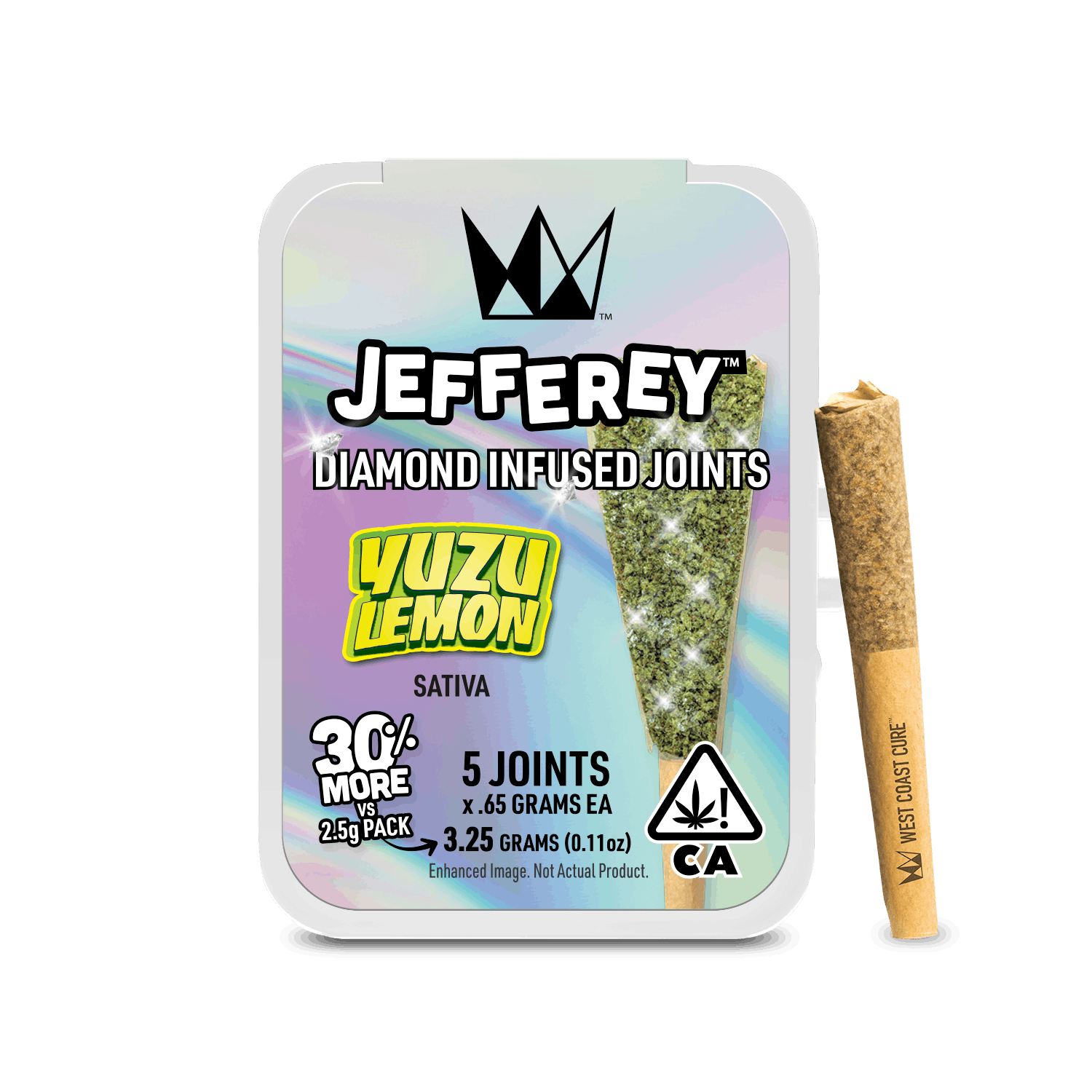 West Coast Cure - Yuzu Lemon- Jefferey Infused Joint .65g 5 Pack - 1