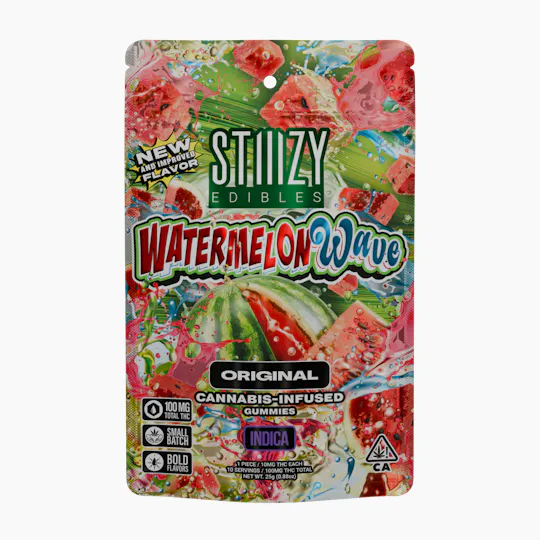 STIIIZY - - WATERMELON WAVE - 100MG ORIGINAL EDIBLES - 1