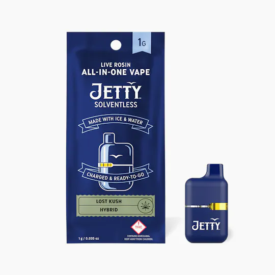 Jetty Extracts - CO Mini Tank | Lost Kush | Live Rosin Disposable | 1g - 1