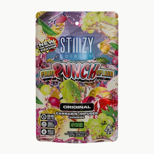 STIIIZY - - FRUIT PUNCH SPLASH - 100MG ORIGINAL EDIBLES - 1