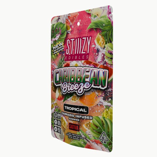 STIIIZY - - CARIBBEAN BREEZE - 100MG TROPICAL EDIBLES - 1