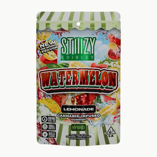 STIIIZY - - WATERMELON - 100MG LEMONADE EDIBLES - 1