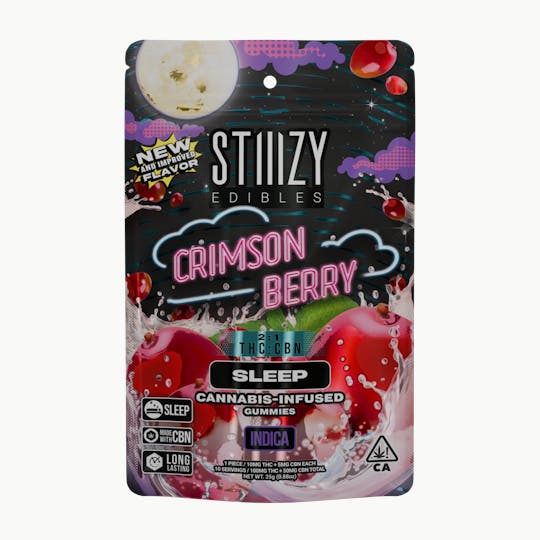 STIIIZY - - CRIMSON BERRY - 100MG SLEEP EDIBLES - 1