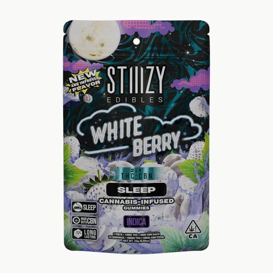 STIIIZY - - WHITE BERRY - 100MG SLEEP EDIBLES - 1