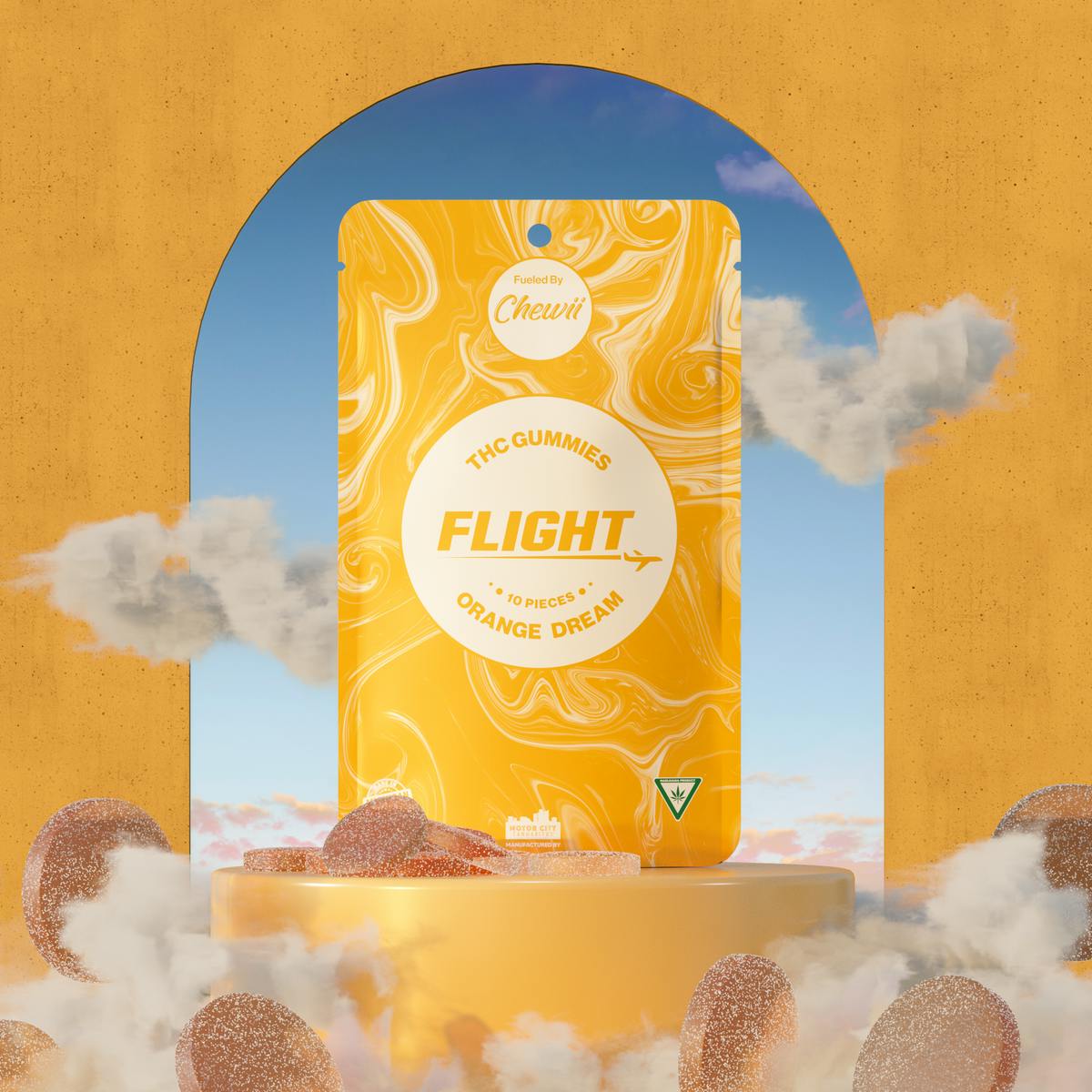 Chewii - Flight x Chewii Gummies - Orange Dream (200mg) [10pk] - 1