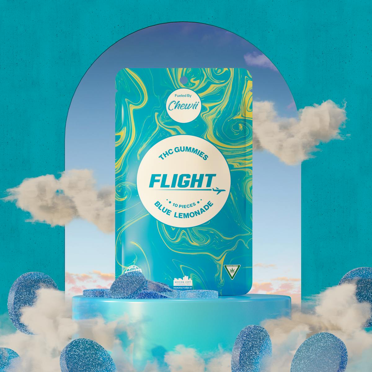 Chewii - Flight x Chewii Gummies - Blue Lemonade (200mg) [10pk] - 1