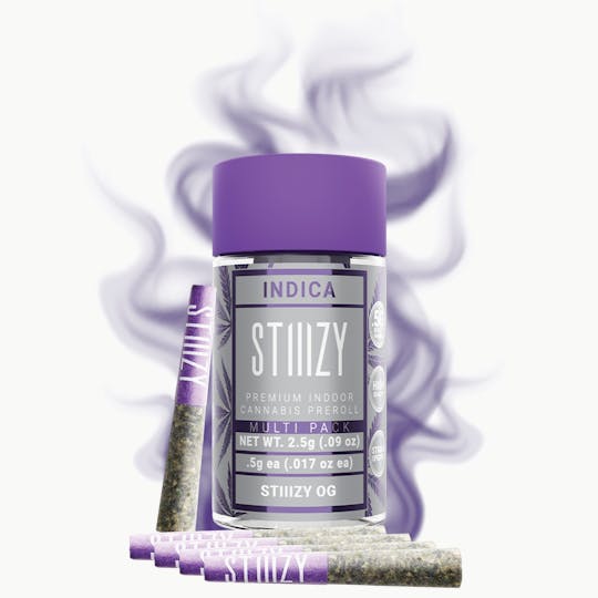 STIIIZY - - STIIIZY OG - 2.5G Naked Preroll Multipack - 1