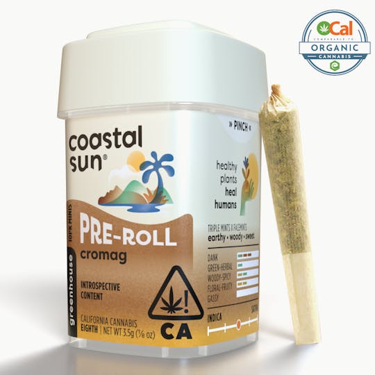 Coastal Sun - Cromag Greenhouse 0.35g Pre-roll 10pk 3.5g - 1
