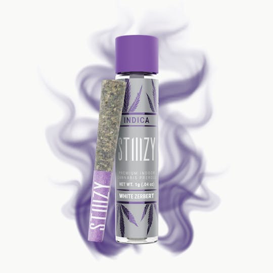 STIIIZY - - WHITE ZERBERT - 1G Naked Preroll - 1
