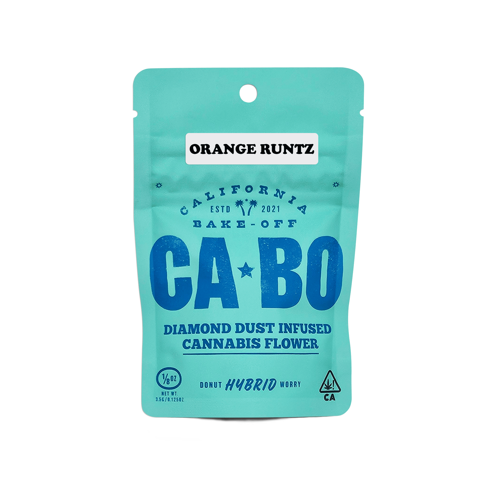 CABO - CABO Diamond Dust Infused 3.5g Flower - Orange Runtz - Hybrid - 1