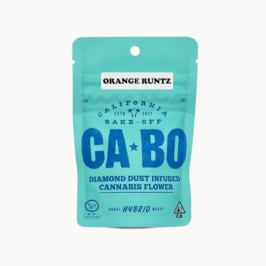CABO - CABO Diamond Dust Infused 3.5g Flower - Orange Runtz - Hybrid - 1