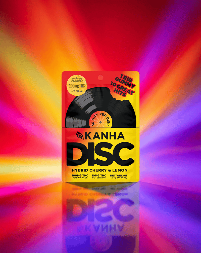 KANHA - Cherry & Lemon | DISC | Hybrid | 100mg THC | 1-pack - 1