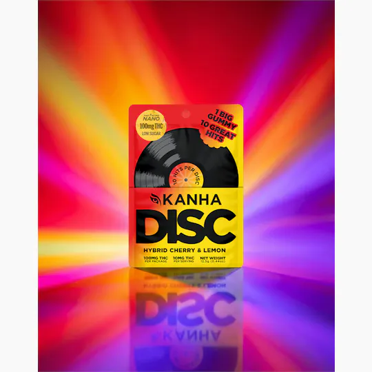 KANHA - Cherry & Lemon | DISC | Hybrid | 100mg THC | 1-pack - 1